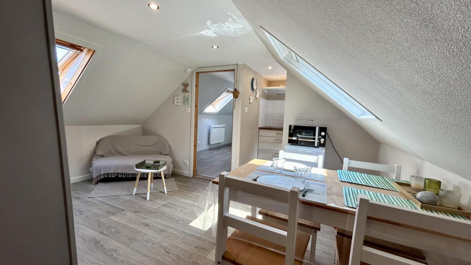 Terre & Mer'Veilles 2, Appartement Avec Spa Pour 2 Personnes Favières エクステリア 写真